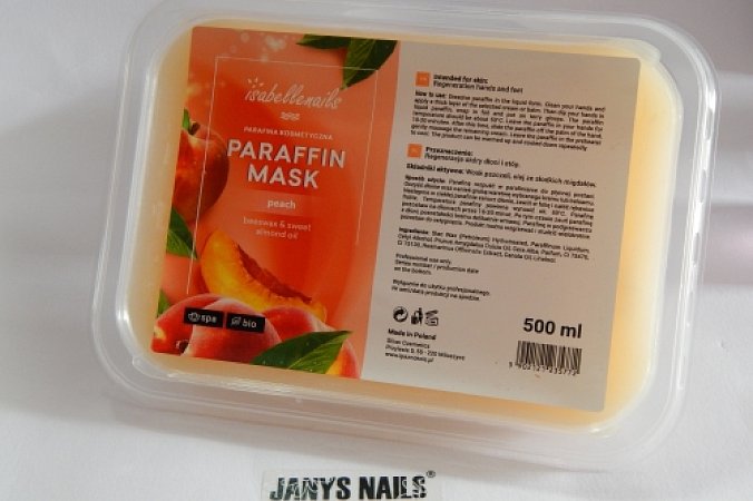 Isabellenails Parafín kosmetický Broskev 500 ml | Parafín program 